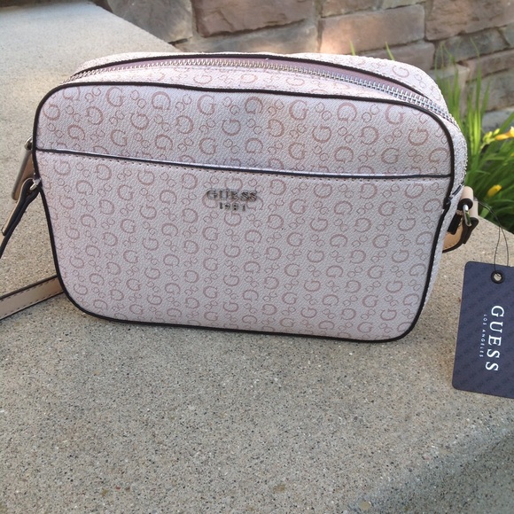 guess rose purse